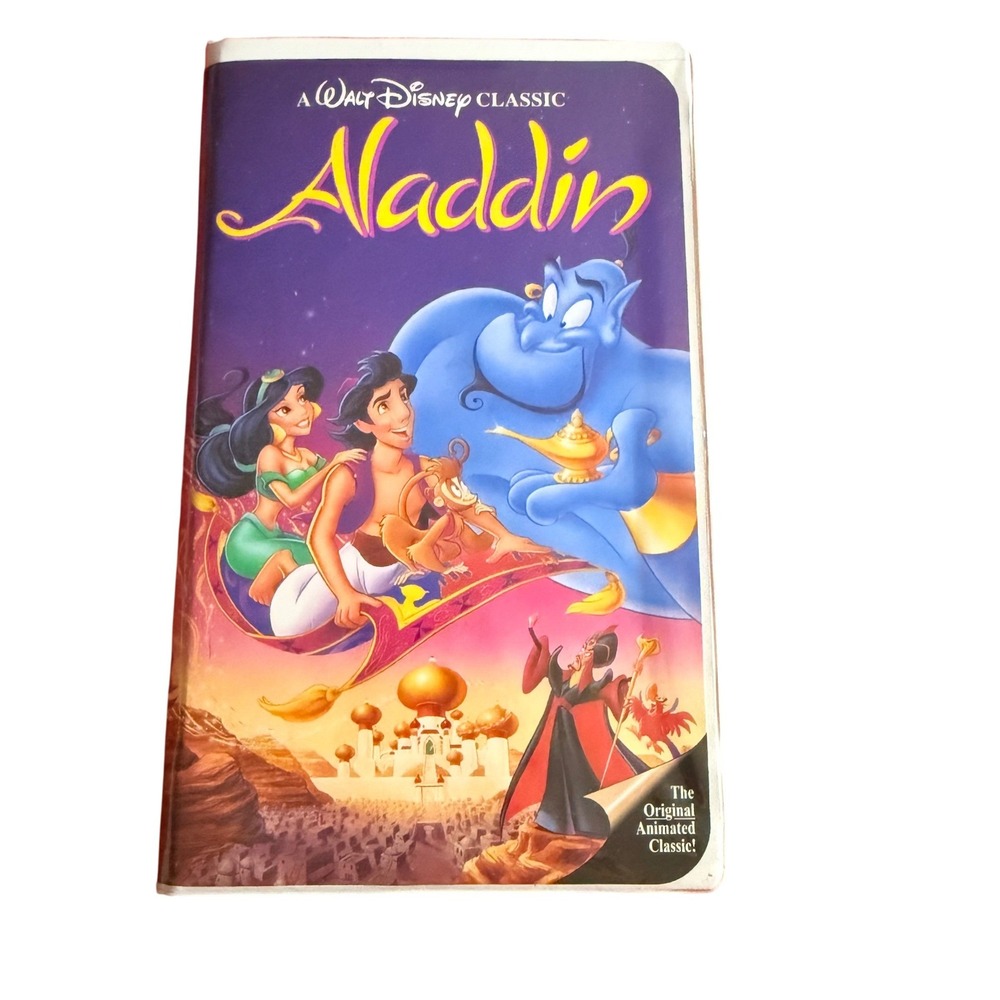 Disney Aladdin The Original Animated Classic VHS Movie‎ 1992